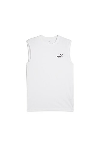 Camisa Deportiva Puma Ess No 1 Logo Sleeveless Blanco Hombre Puma