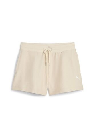 Pantaloneta Deportiva Puma Original Premium Ess4 Beige Mujer Puma
