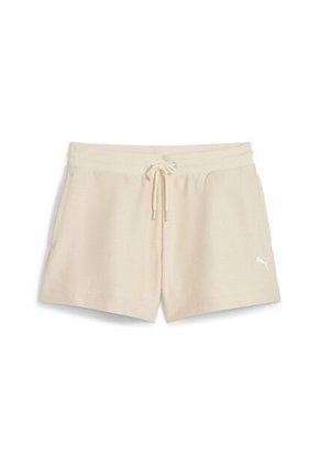 Pantaloneta Deportiva Puma Original Premium Ess4 Beige Mujer