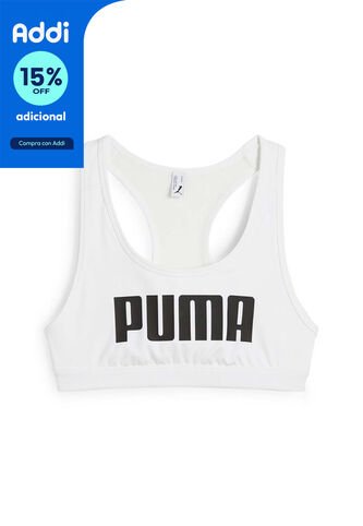 Top Deportivo Puma Original 4 Keeps Bra W Blanco Para Mujer Puma