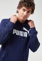 Hoodie Azul Navy-Blanco Puma Essentials de Puma