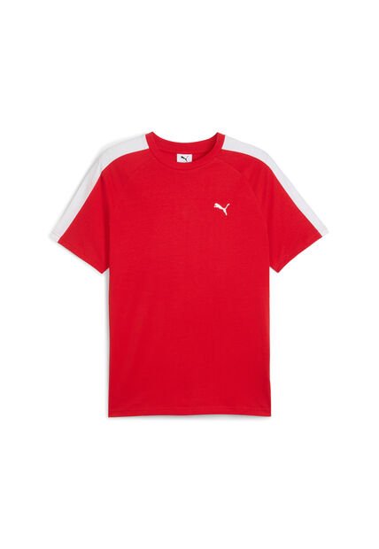Camisas Deportivas Puma Originales T7 Tee Rojo Para Hombre