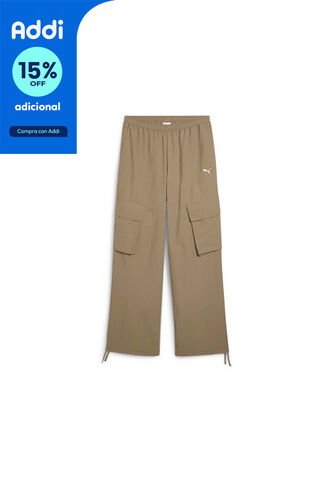 Pantalon Casual Puma Original Wardrobe Ess Cargo Café Mujer Puma