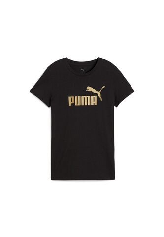 Camisa Tshirt Ess Metallic Marca Puma Original Negro Mujer Puma