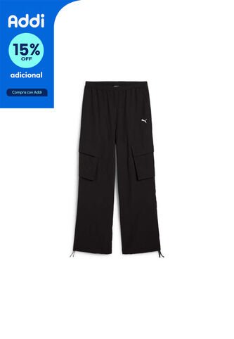 Pantalon Casual Puma Original Cargo Pants Negro Para Mujer Puma