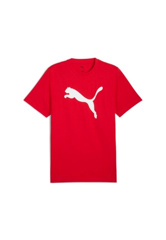Camisa Deportiva Puma Originales Essentials Logo Rojo Hombre Puma
