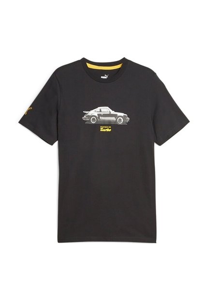 Camisa Deportiva Puma Original Pl Graphic Negro Para Hombre
