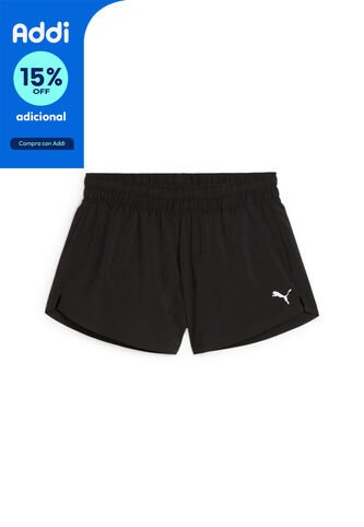 Pantaloneta Deportiva Puma Original Essentials 3 Negro Mujer Puma