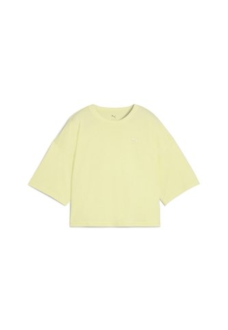 Camisa Deportiva Puma Original Wardrobe Ess Amarillo Mujer Puma