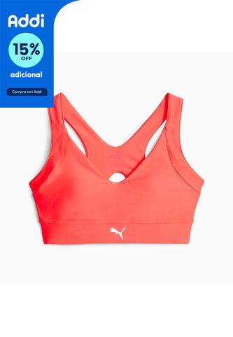 Top Puma Bra High Impact Ultraform Original Rojo Mujer Puma
