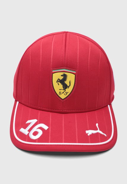 Gorra PUMA Scuderia Ferrari Charles Leclerc Rojo