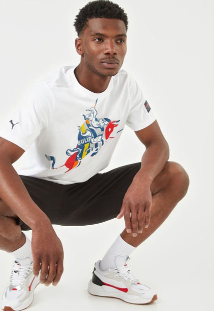 Camiseta Blanco Multicolor Puma Red Bull Racing