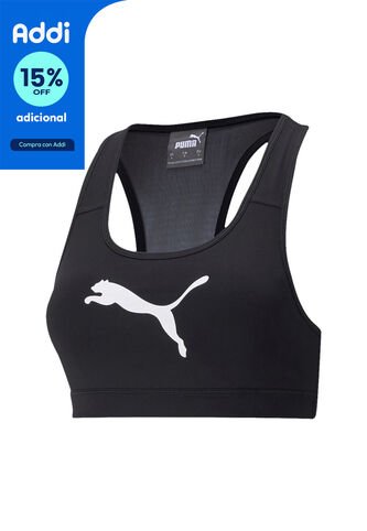 Top Puma Mid Impact 4Keeps Bra W Negro Mujer Puma