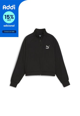 Chaqueta Deportiva Puma Original T7 TrackDk Negro Para Mujer Puma