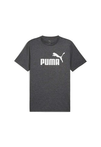 Camisa Deportiva Puma Ess No.1 Logo Heather Gris Para Hombre Puma