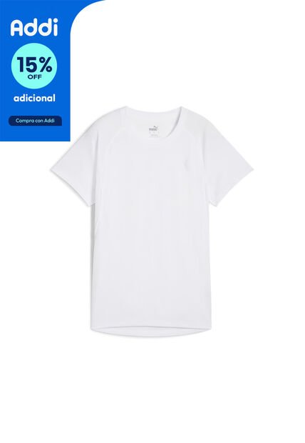 Camisa Deportiva Puma Original RunVelocity Blanco Para Mujer
