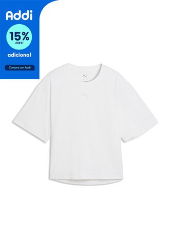 Camisas Deportivas Puma Cloudspun Relaxed Blanco Para Mujer Puma