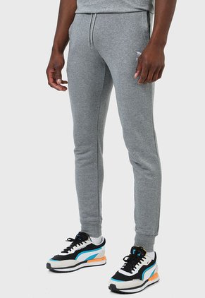 Pantalón Sudadera Gris Puma