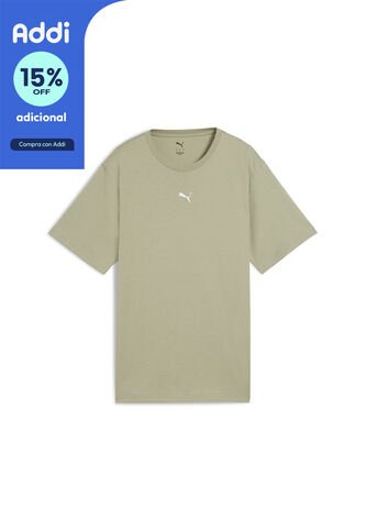 Camisa Deportiva Puma Original Ess Relaxed Verde Para Mujer Puma