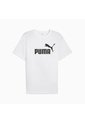 Tshirt Camisa Marca Puma Ess Logo Tee Original Blanco Hombre de Puma