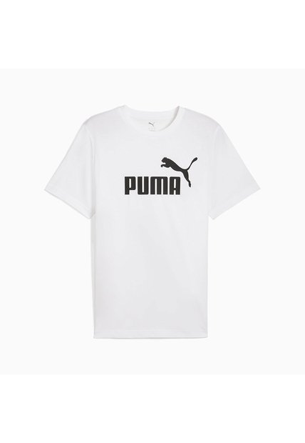 Tshirt Camisa Marca Puma Ess Logo Tee Original Blanco Hombre
