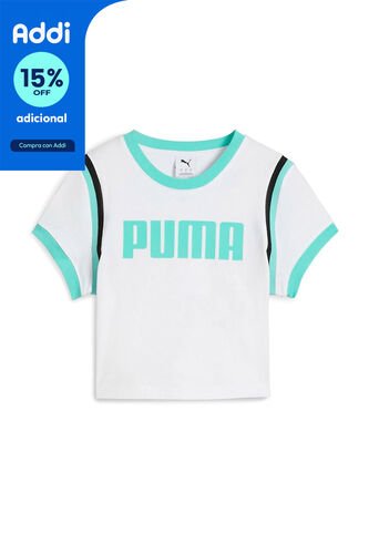 Camisa Deportiva Puma Original Future Archive Blanco Mujer Puma