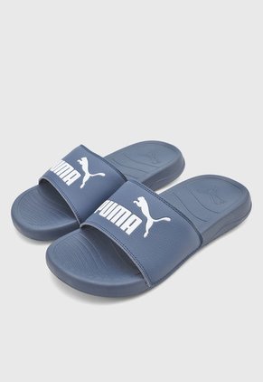 Playera Azul Grisáceo-Blanco Puma Cool Cat 2.0 Bx