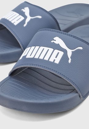 Playera Azul Grisáceo-Blanco Puma Cool Cat 2.0 Bx