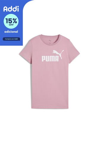 Camisas Deportivas Puma Originales Ess No. 1 Logo Rosa Mujer Puma