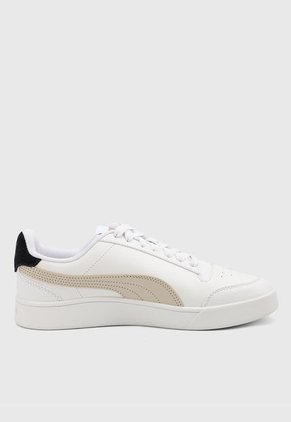 Tenis Lifestyle Blanco-Dorado-Beige Puma Shuffle