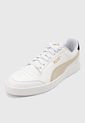Tenis Lifestyle Blanco-Dorado-Beige Puma Shuffle de Puma