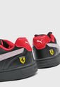 Tenis Lifestyle Negro-Blanco-Rojo PUMA Ferrari Caven de Puma
