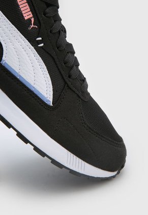 Tenis Lifestyle Negro-Blanco-Celeste PUMA Graviton