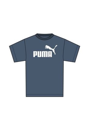 Camisa Deportiva Puma Original Ess No1 Logo Azul Hombre