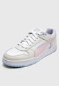 Tenis Lifestyle Blanco-Beige-Rosa-Celeste PUMA RDB Game Low de Puma