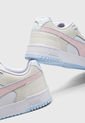 Tenis Lifestyle Blanco-Beige-Rosa-Celeste PUMA RDB Game Low de Puma