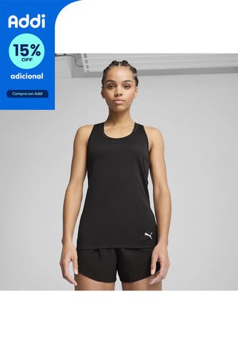 Camisas Deportivas Puma Tad Essential Sleeveless Negro Mujer Puma