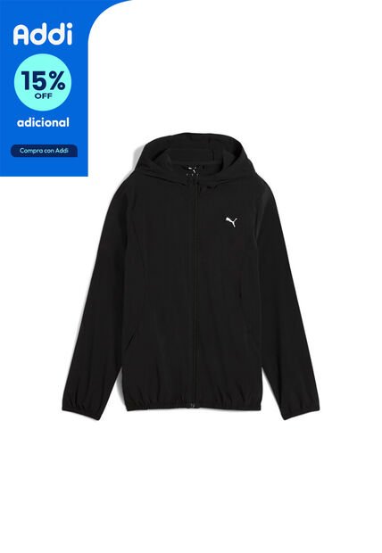Chaqueta Deportiva Puma Run Velocity Woven Negro Mujer