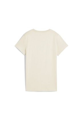 Camisa Deportiva Puma Original Ess Elevated Beige Para Mujer