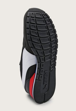 Tenis Lifestyle Negro-Blanco-Rojo Puma St Runner V3 Mesh