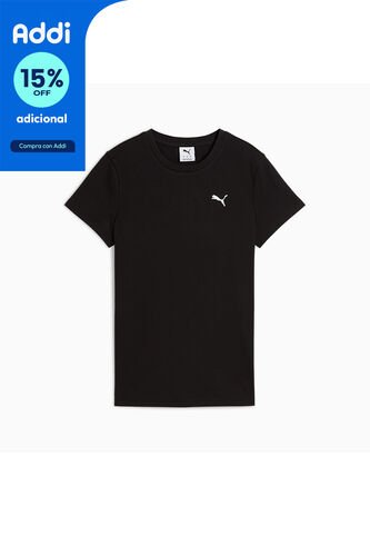 Tshirt Camisa Marca Puma Elevated Rib Original Negro Mujer Puma
