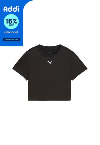 Tshirt Camisa Marca Puma Tad Essential Original Negro Mujer Puma