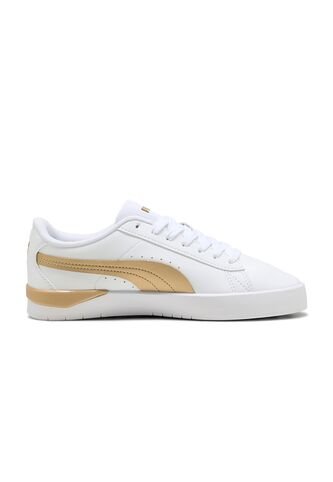 Tenis Deportivo Puma Jada Classic Aqua Metallic Blanco Mujer Puma