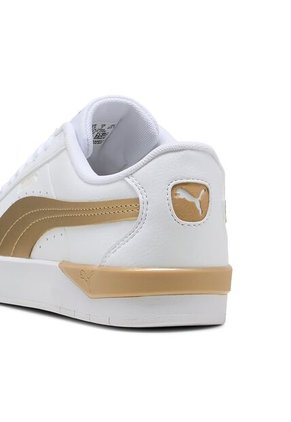 Tenis Deportivo Puma Jada Classic Aqua Metallic Blanco Mujer