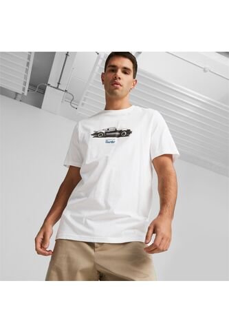 Camisa Deportiva Puma Original Pl Graphic Blanco Hombre Puma