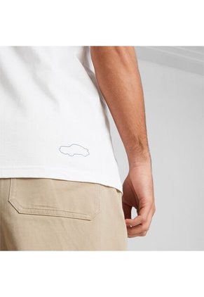 Camisa Deportiva Puma Original Pl Graphic Blanco Hombre