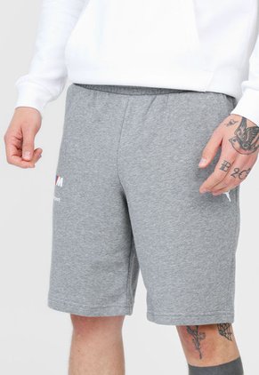 Pantaloneta Gris-Blanco-Azul Puma BMW M Motorsport