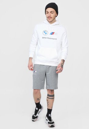 Pantaloneta Gris-Blanco-Azul Puma BMW M Motorsport