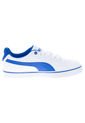 Lifestyle Puma Court Point Blanbco-Azul de Puma