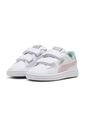 Tenis Deportivos Puma Original Smash 3 Girly V Blanco Niños de Puma